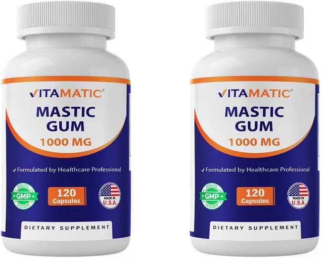 비타매틱 매스틱검 500mg 120캡슐, 2개, 120정 - 쿠팡