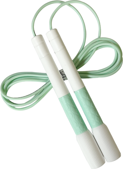 나리아 화이트라벨 미끄럼방지 조절캡 줄넘기 라지, 민트, 1개