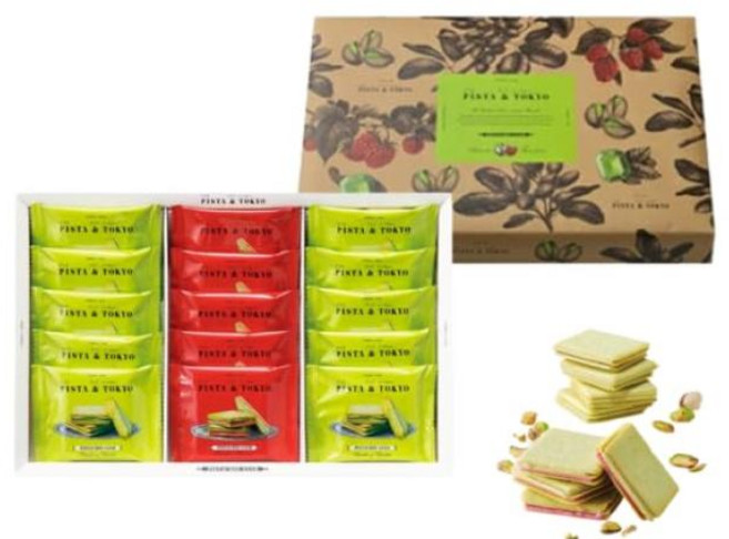 PISTA & TOKYO & & 피스타 앤 도쿄 [피스타치오 샌드 14장입 아소트] (피스타치오