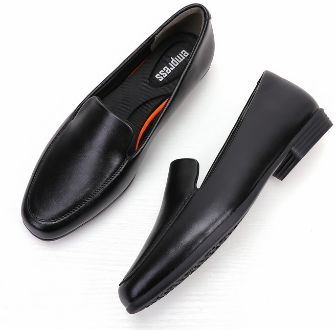 엠프리스 발편한 페니 로퍼 단화 유니화 면접 승무원구두 발볼넒은 푹신한 드라이빙 슈즈 여성구두