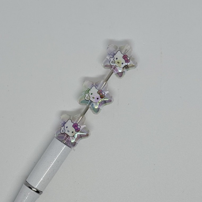 B56 볼펜꾸미기 볼꾸 동대문 꾸미기 DIY 고양이 KT 캣 별 스타 포인트 미니, 1개, 상세페이지 참조