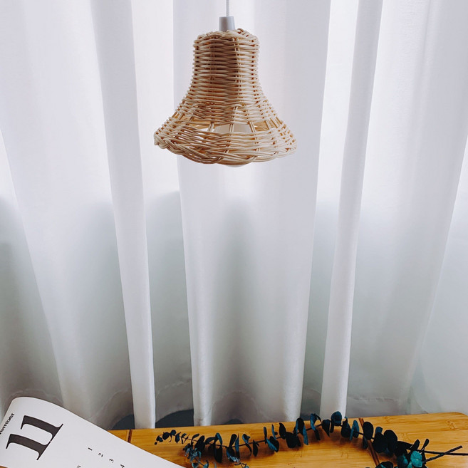 아기방꾸미기 소품 라탄등 전구 포함, 기본형