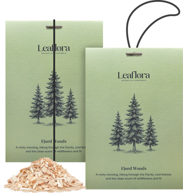 리프로라 퍼퓸 차량용 샤쉐 방향제 20g 2개 북유럽, 피오르 우드, 1세트