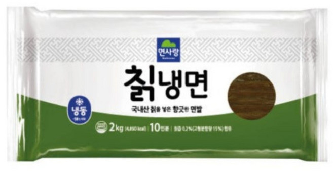 면사랑 칡냉면, 2kg, 3개