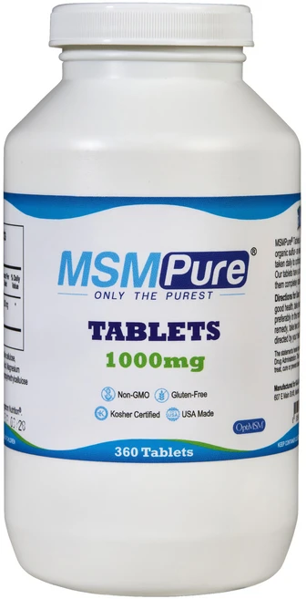 엠에스엠퓨어 1000mg 타블렛, 1개, 360정 - 쿠팡