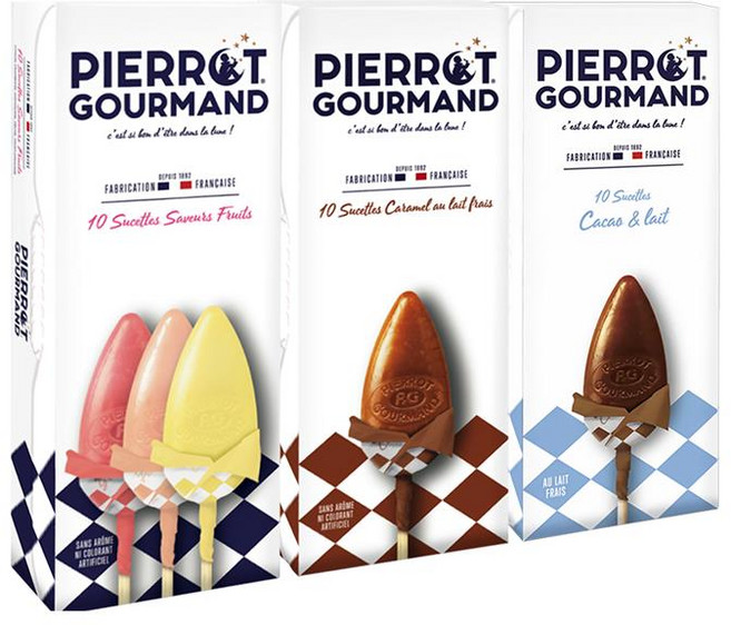 [피에로구르망] 롤리팝 종합 SET (과일+카라멜+코코아) 프랑스 명품 사탕 캔디 롤리팝 막대사탕 (피에르구르망), 3박스, 130g