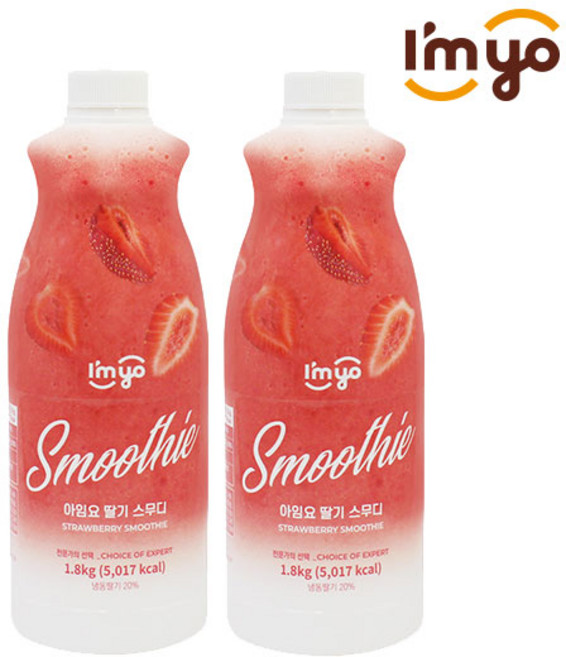 아임요 딸기 스무디 1.8kg 2개세트, 2개