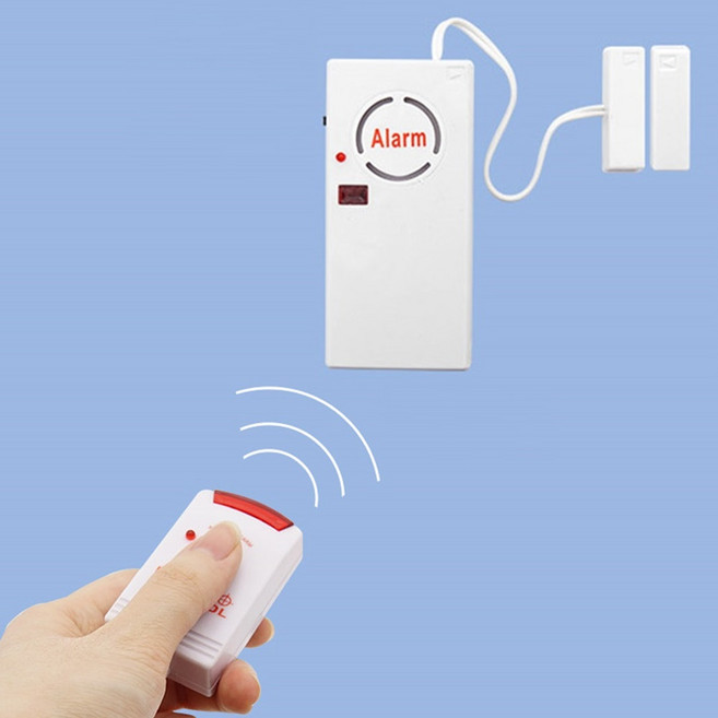 리모컨 도어 센서경보 120dB 침입방지 방범 창문경보기 경보장치, 단일옵션, 1개