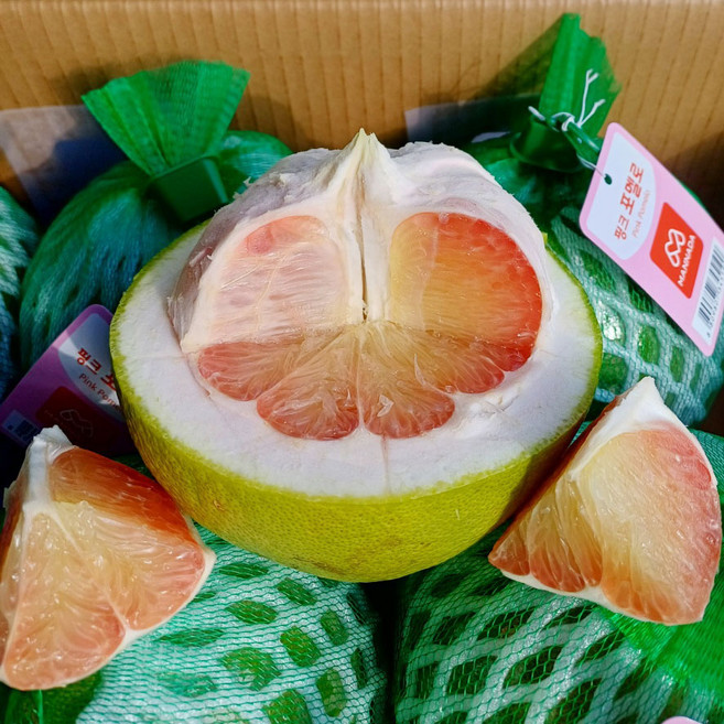 상큼달콤 맛있는 베트남 자몽 포멜로, 1박스, 포멜로 4.5kg 4-5개