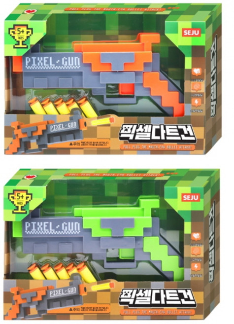 픽셀 다트건 1개 랜덤 너프건 소프트 안전다트 마인크래프트 다트건