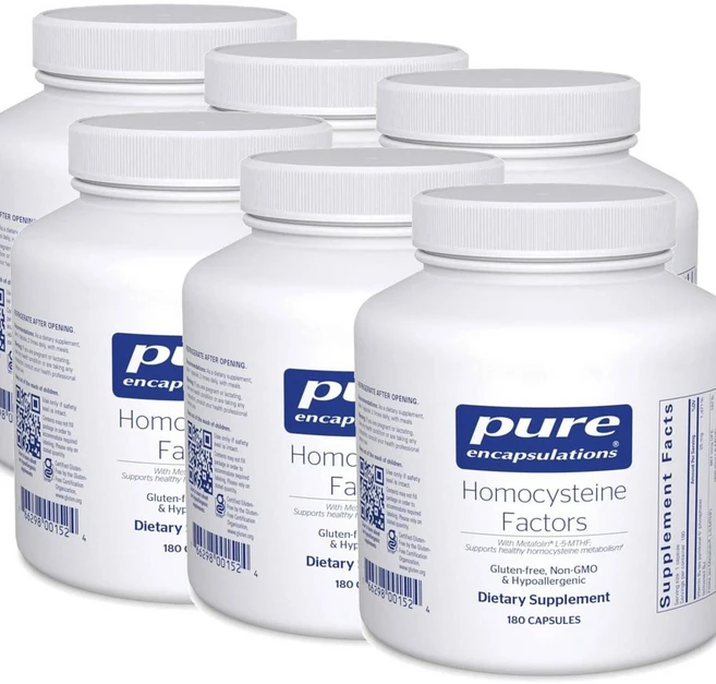 퓨어인캡슐레이션 호모시스테인 팩터스 캡슐 Pure Encapsulations Homocysteine Factors, 6개, 180정 - 쿠팡