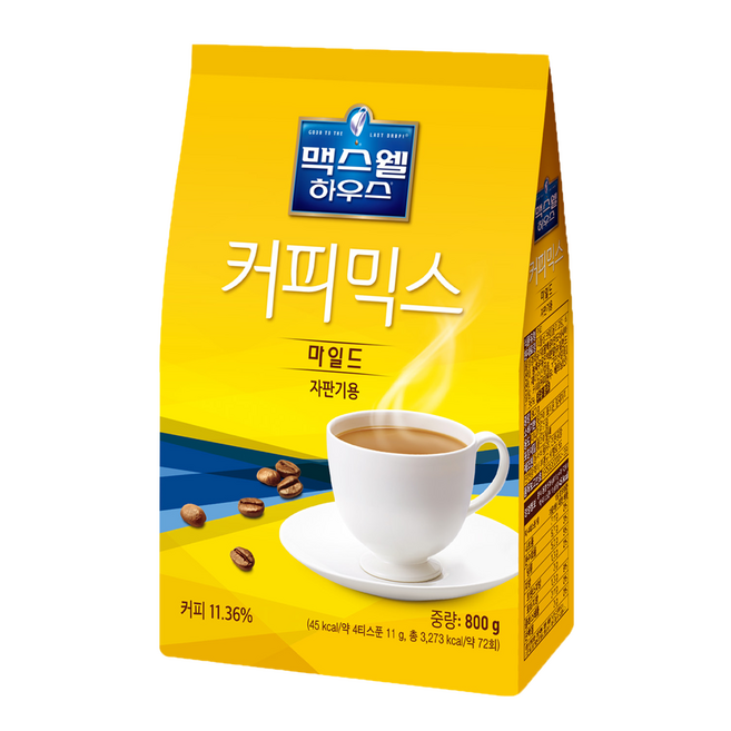 동서 맥스웰하우스 마일드 커피믹스 자판기용, 800g, 1개입, 10개