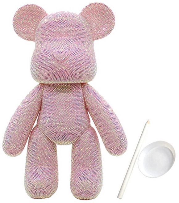 파티지엥 중형 베어브릭 큐빅 비즈 보석십자수 diy, 7. 미듐 젤리핑크, 1세트