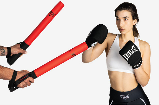 에버라스트 파워락 복싱 스틱, 레드, 2개