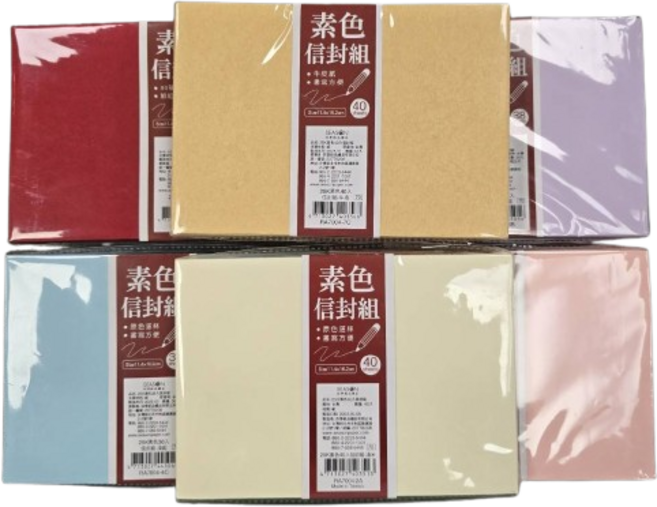 SEASON 素色信封組 質感信封 感謝信 生日卡片 邀請函, 牛皮, 1個裝