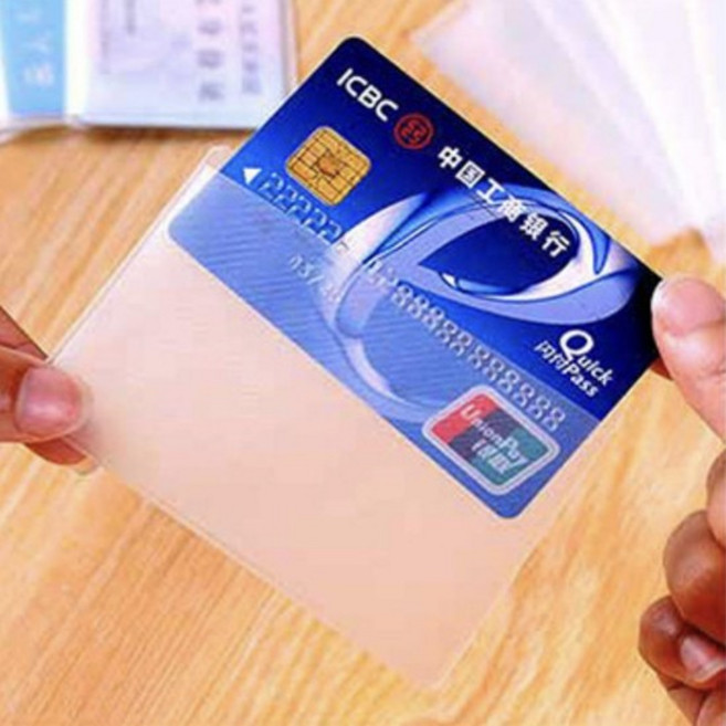 카드 비닐커버 보호커버 가로형 카드비닐 투명 비닐케이스 비닐 포토