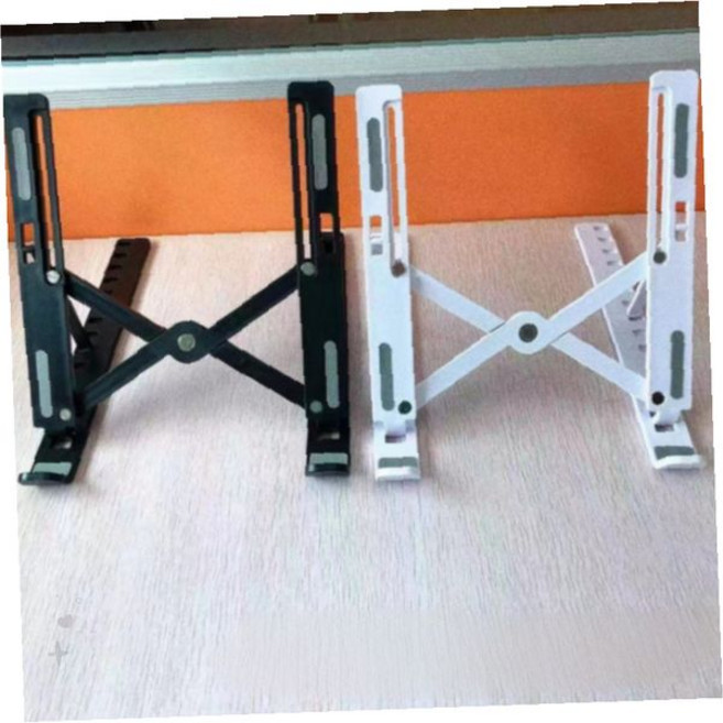 GAPINO 듀얼 모니터 받침대 컴퓨터 노트북 받침대 tv 거치대 높이9cm 접이식 각도조절가능, 블랙, 1개