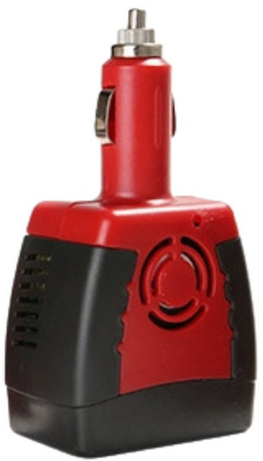 超能玩工 車用逆變壓器 12V轉110V 150W 電源轉換器 直流轉交流 汽車電源, 車用插座-黑邊
