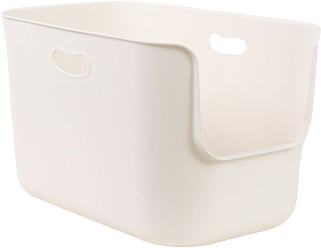 드림계곡 대용량 개방형 고양이 화장실 대형, 화이트, 1개