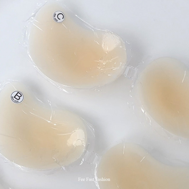 芒果S型隱形胸罩 防滑無痕 芒果杯胸貼 胸貼 隱形胸貼 一片式胸罩 矽膠胸貼 3色