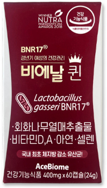 BNR17 비에날퀸 갱년기 다이어트 유산균, 30회분, 1박스