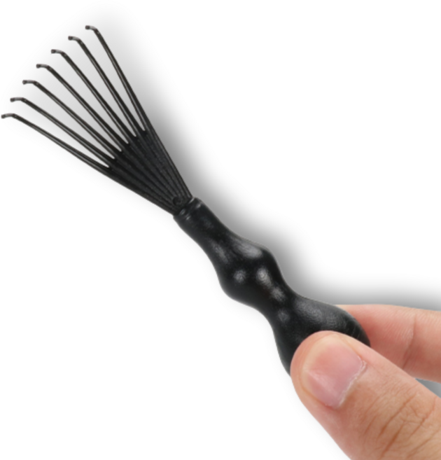 247Products 브러시 클리너, 2개, 검은색