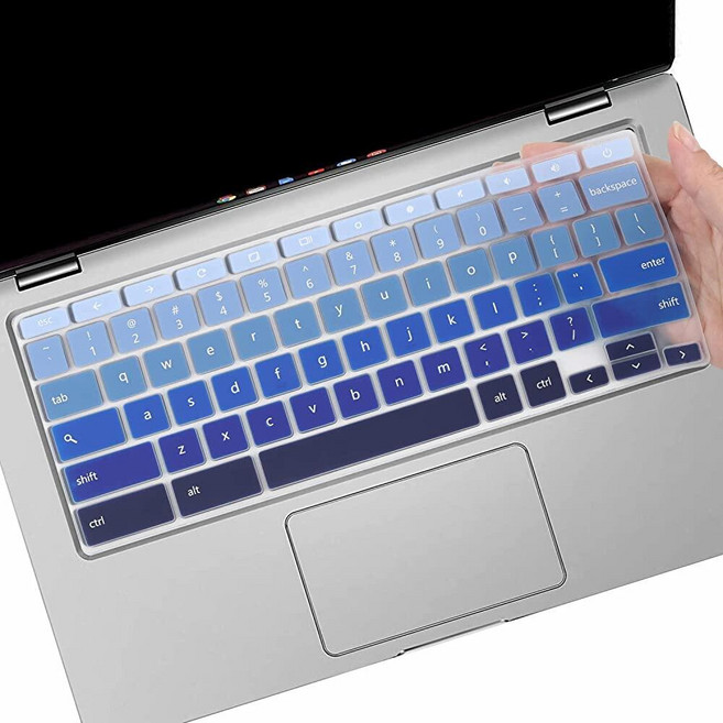 ASUS 크롬북 CX1 CR1 CX1100 CX1101 CX1102 CX1400 크롬북 C523NA C434 C433 C433TA C425TA C423 C403 C302 C3, 스트립블루