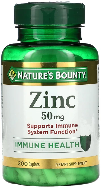 네이쳐스바운티 징크 Zinc 50mg 200정, 1개 - 쿠팡