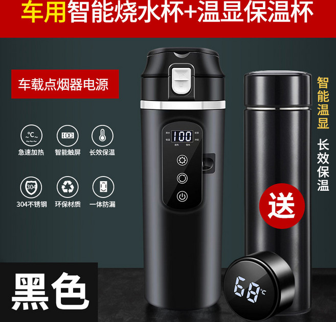 DC커피포트 12V 24V 여행 우유병 라면 차박 온수 커피포트 커피, 2_500ml 스페셜 (12V/24V) 차량용+보온병