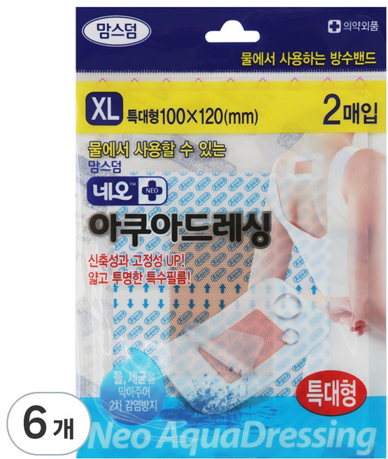 맘스덤 네오 아쿠아 드레싱, 2개입, 6세트