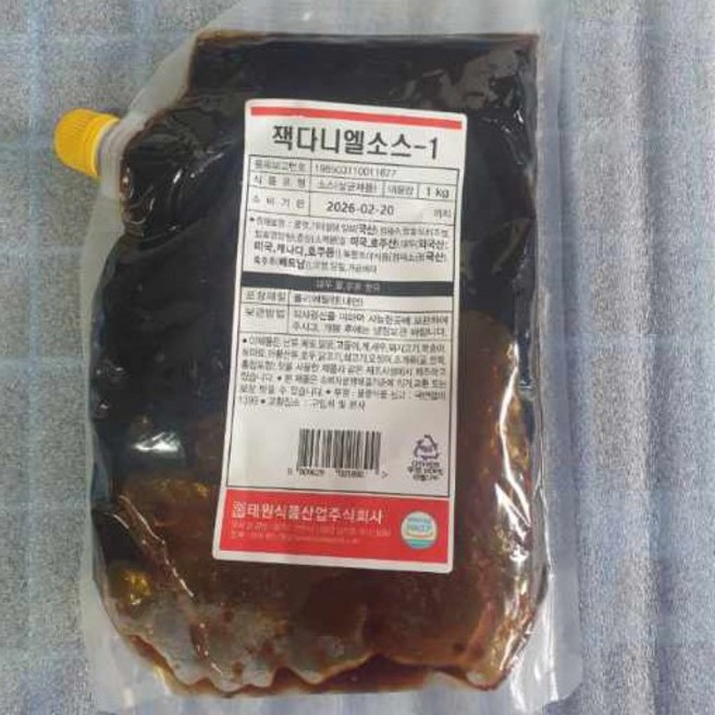 태원식품 잭다니엘 소스 1, 1kg, 4개