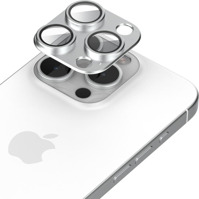 아이쉘 빛번짐 방지 메탈 카메라 보호 풀커버 강화유리 필름, 1개