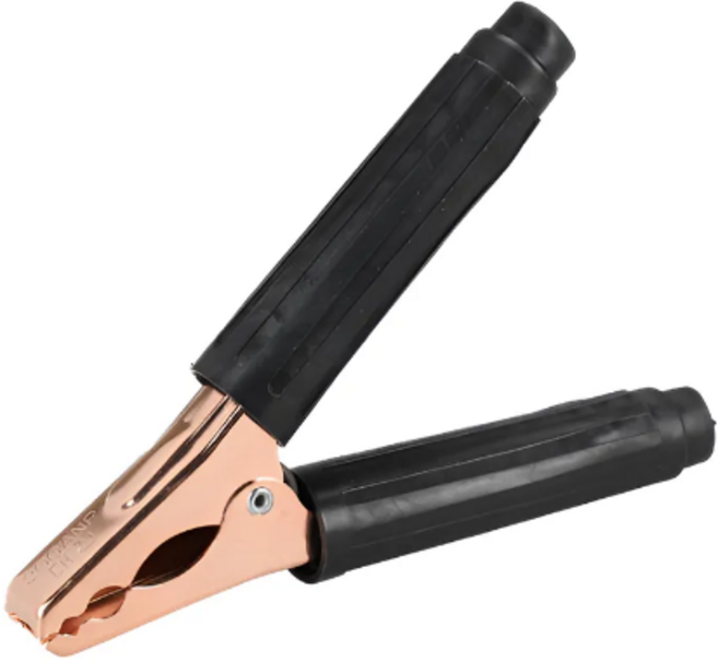 국산 대진 용접집게 200A 흑색 배터리 밧데리 어스집게 어스클램프 자동차 점프선, 1개