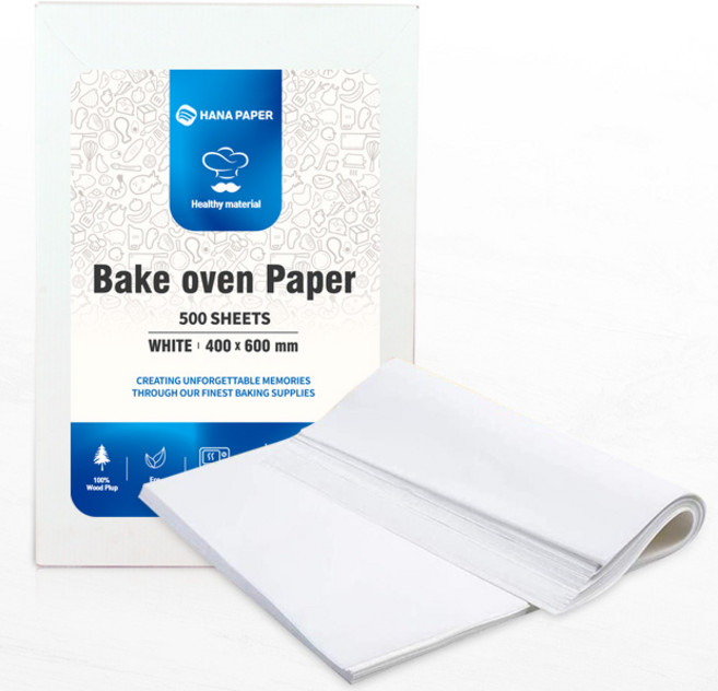 종이호일 대용량 내유지 베이킹 페이퍼 오븐용 유산지 시트 400 x 600 mm 500매, 1개