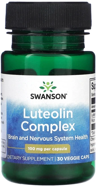 Swanson 루테올린 복합체 100mg 베지 캡슐 30정, Swanson루테올린복합체100mg베지캡슐30정, 1개 - 쿠팡