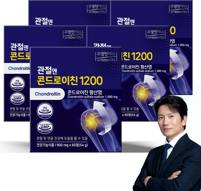 주영엔에스㈜ 관절엔 콘드로이친 1200, 60정, 5개