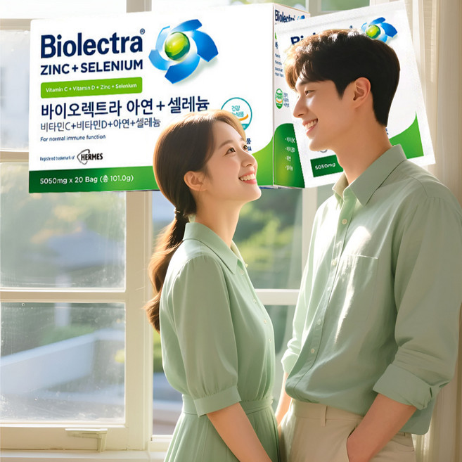 [110년 기술의 자부심 약국판매정품] 바이오렉트라 아연셀레늄 110년 전통 비타민C D 함유, 20회분, 1개