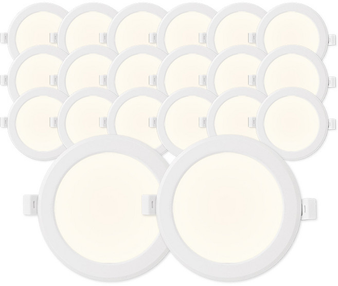 라인라이팅 LED 4인치 다운라이트 10W (벌레유입방지/방습), 20개, 주백색