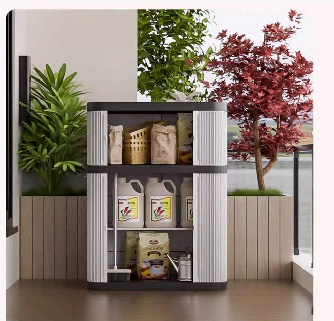 소형 창고 조립식 컨테이너 공구 헛간 정원 방 베드룸 농기구 보관함 철제 미니케터창고, 1개, 옵션 1