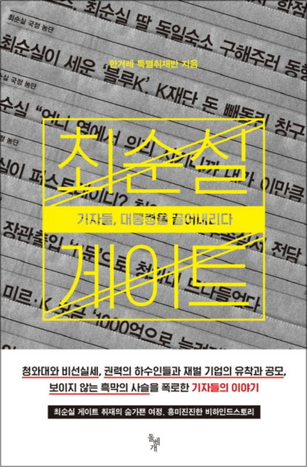 최순실 게이트, 단품, 돌베개