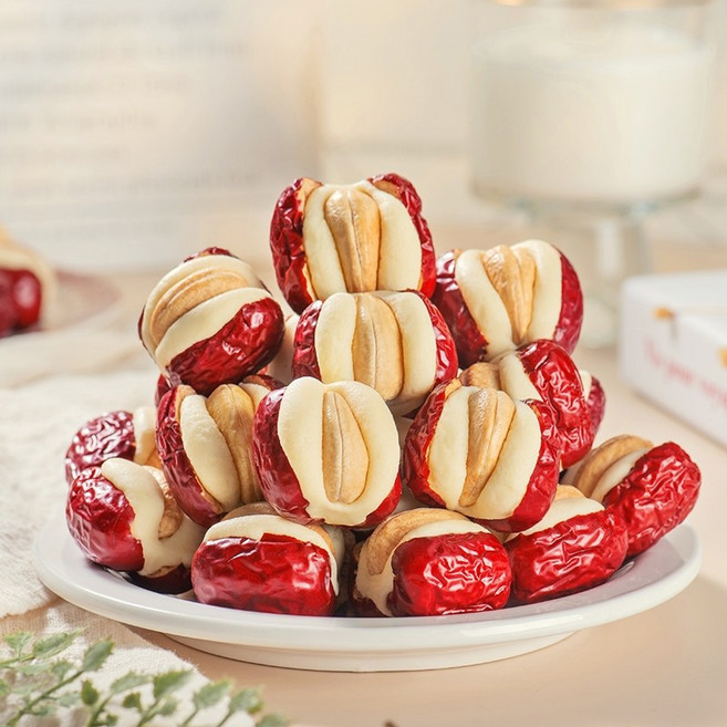 중국 대추크림말이 아몬드 호두 견과류말이, 1세트, 500g