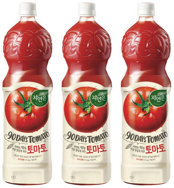 웅진 자연은 토마토 1.5L X 6개 과채음료