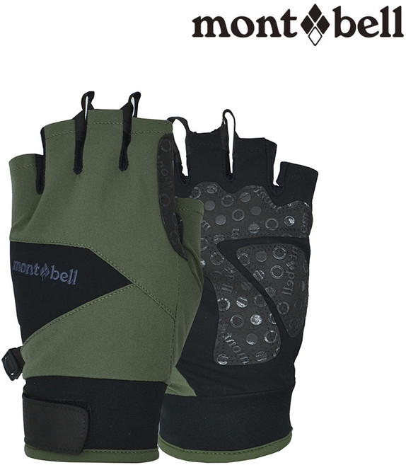 몽벨 시그니처 우븐 반장갑 다크카키 ML5OG14M032, 1개