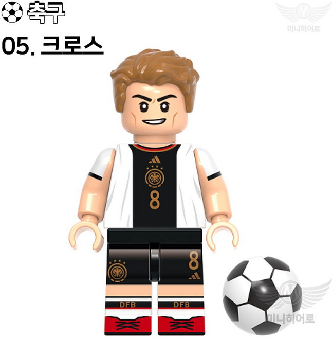 핸드브릭 팩토리 커스텀 미니브릭 피규어 축구선수 피파 싸커 플레이어 호환 블록호환, 05. 크로스