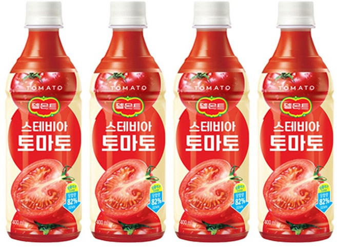 델몬트 스테비아 토마토 400ml, 4개