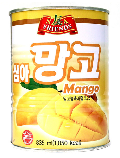 푸드올마켓_ 삼아 망고 원액 835ml 주스 농축액, 1개