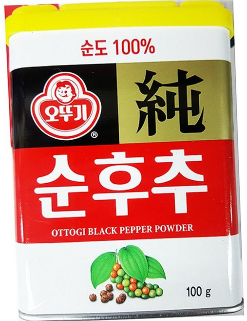 오뚜기 순후추 가루 100g 5개 흰후추 통후추분말 페퍼파우더
