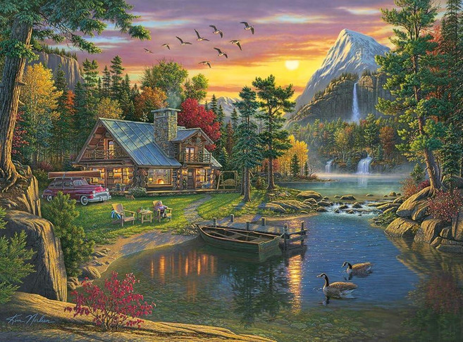 Buffalo Games - Kim Norlien - Mountain Paradise - 1000피스 직소 퍼즐