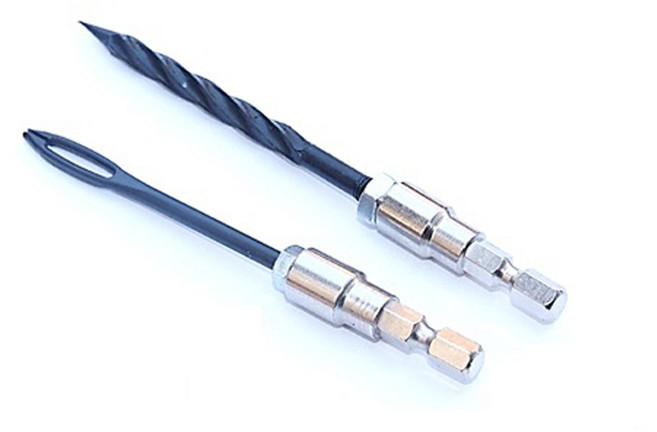 다마스타 펑크바늘 송곳 육각 비트타입 자동차 펑크 충전드릴 D-968, 1세트