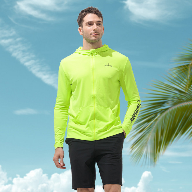 에어워크서프 남성래쉬가드세트 2피스 후드집업+보드숏 YAWe5016+LAWe0912